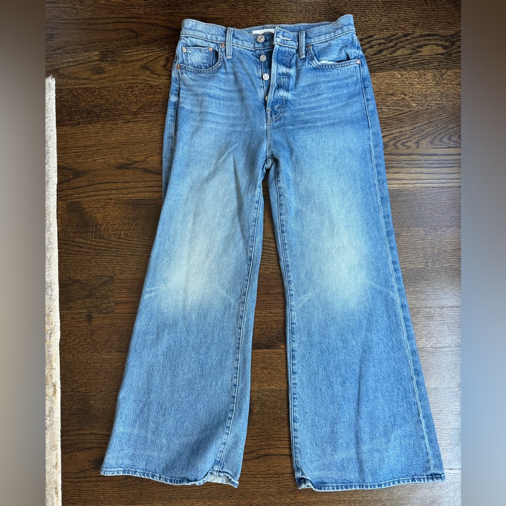 MOTHER Blue Flare & Wide Leg Jeans